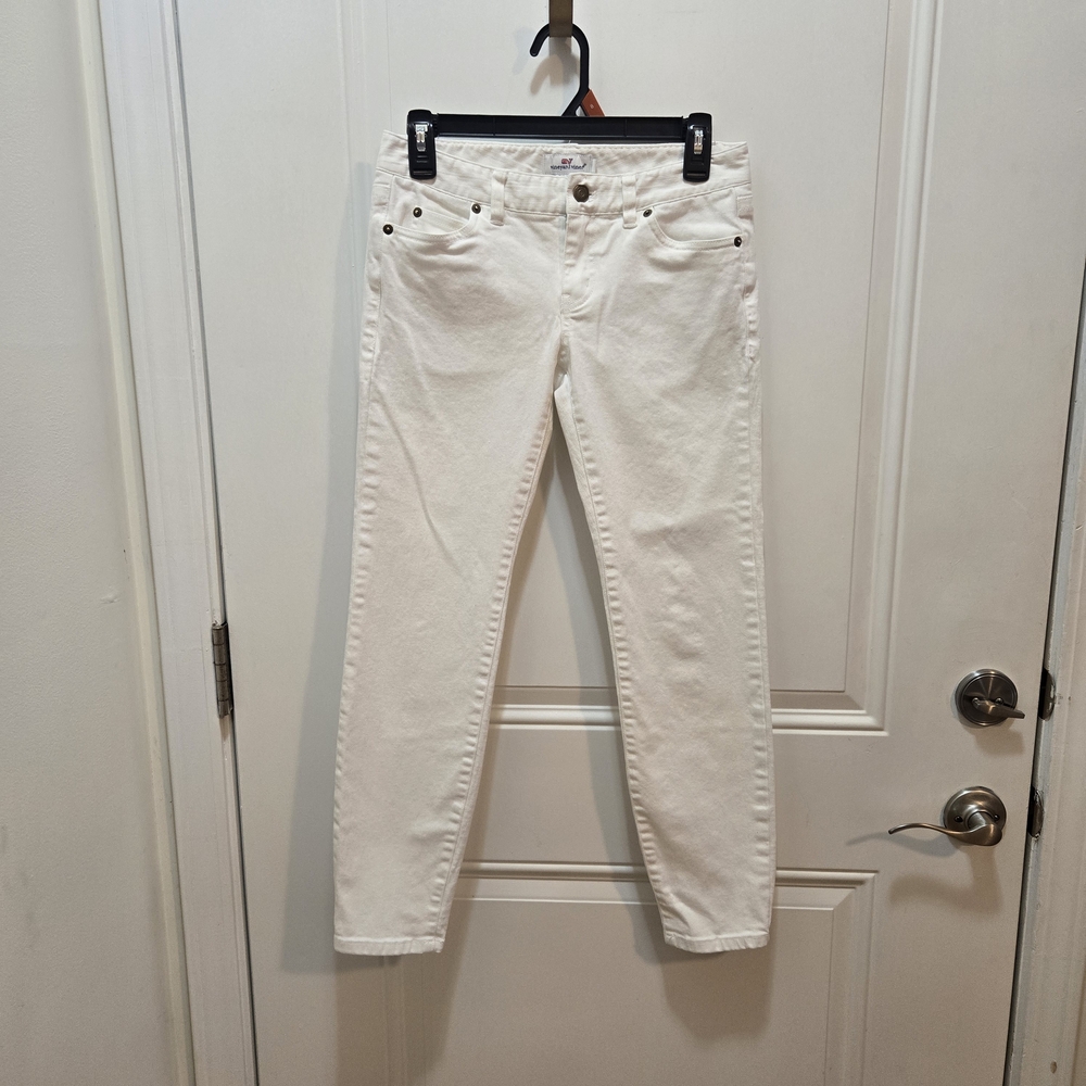 Vineyard Vines Women's White Skinny Jeans